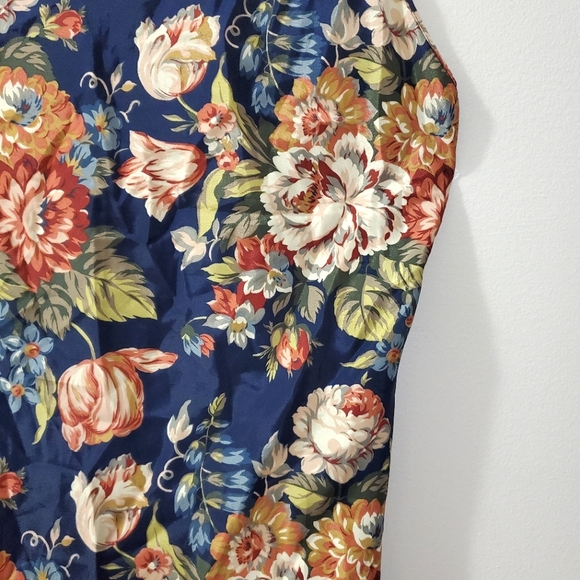 Vintage Victoria's Secret Gold Label Floral Print Slip Dress - Size M - Picture 4 of 7